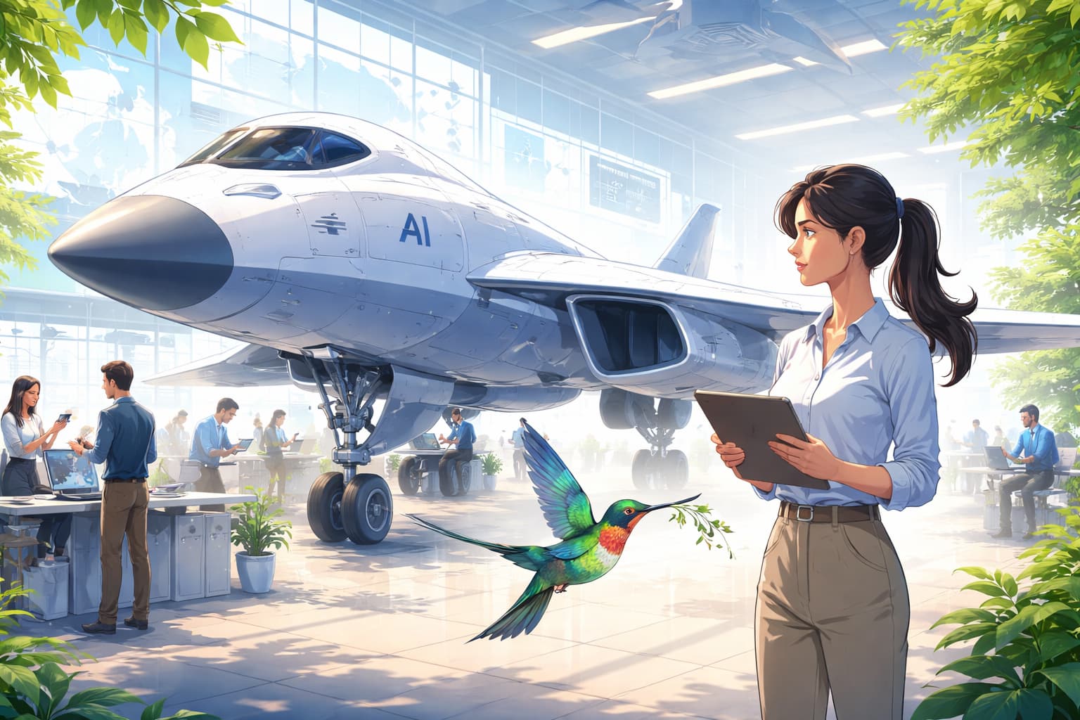 AI Built the Bomber, But the Workplace Still Needs You to Be That "Hummingbird"